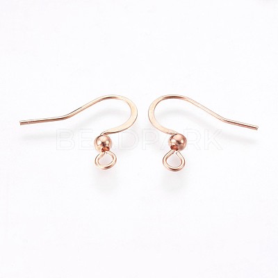 316 Surgical Stainless Steel Earring Hooks X-STAS-P220-13RG-1