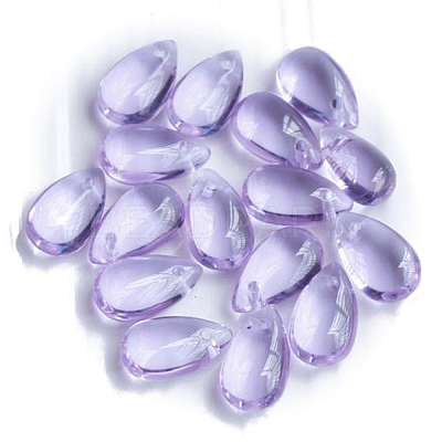 Transpaarent Glass Beads LS-GLAA-WH0001-02A-25-1