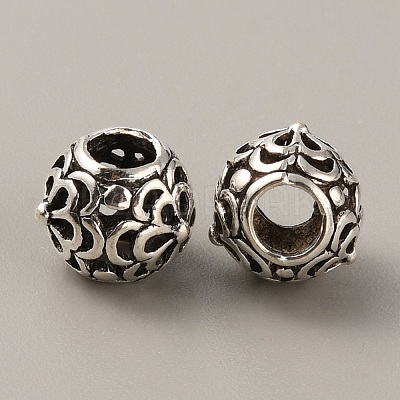 Tibetan Style Alloy European Beads FIND-TAC0002-065B-03-1