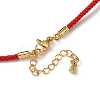 2MM Round Nylon Milan Cord Necklace Makings MAK-F038-C03-G-1