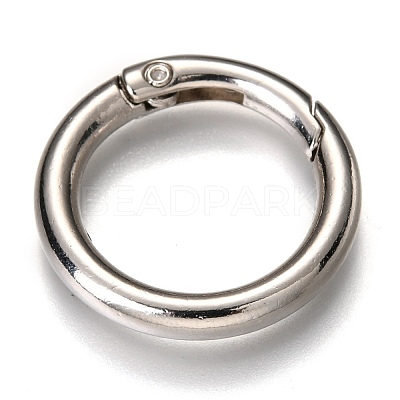 Zinc Alloy Spring Gate Rings X-PALLOY-C100-01P-04-1