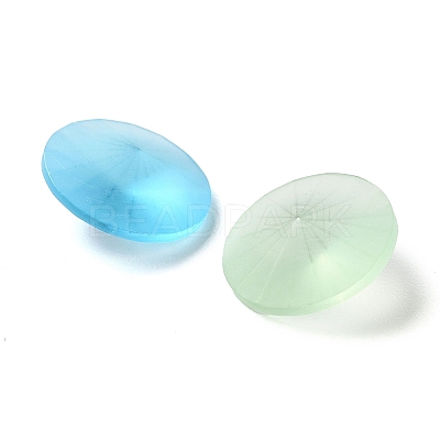 Frosted Glass Rhinestone Cabochons RGLA-G022-01A-1