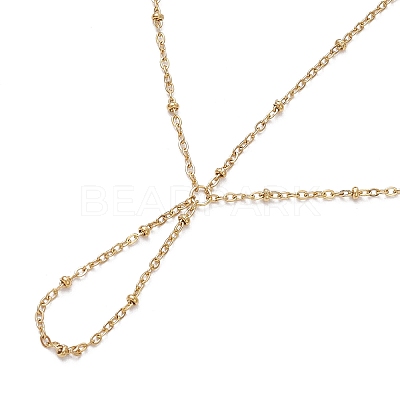 304 Stainless Steel Ring Bracelets BJEW-JB11486-01-1