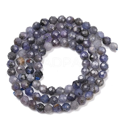 Natural Tanzanite Beads Strands G-C255-A01-4mm-1