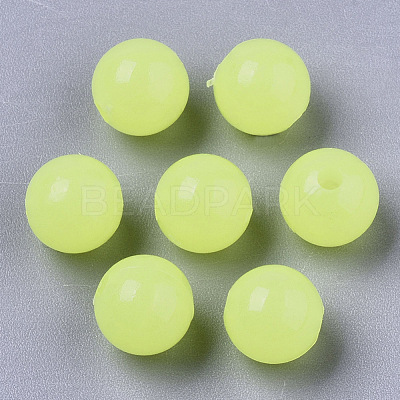 Luminous Acrylic Beads MACR-N008-25F-1