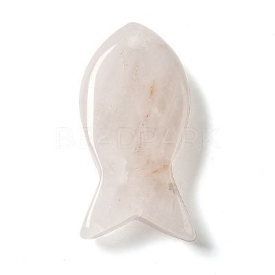 Natural Rose Quartz Pendants G-G932-B17-1