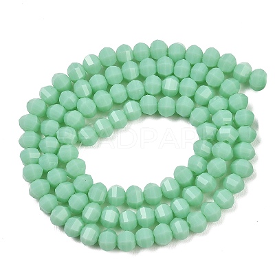 Opaque Glass Beads Strands GLAA-G125-01C-02-1