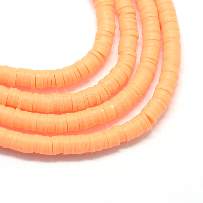 Handmade Polymer Clay Beads X-CLAY-R067-8.0mm-11-1