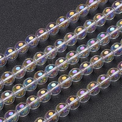 Natural Gemstone Beads Strands GSR8mmA187-1