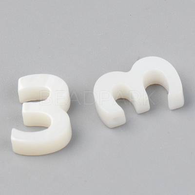 Natural Freshwater Shell Beads X-SSHEL-R048-005-03-1