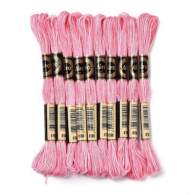 10 Skeins 6-Ply Polyester Embroidery Floss OCOR-K006-A09-1