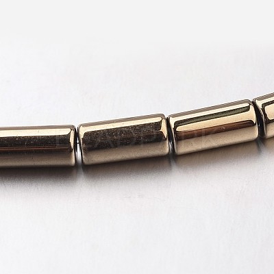 Electroplate Non-magnetic Synthetic Hematite Bead Strands G-F300-37C-06-1