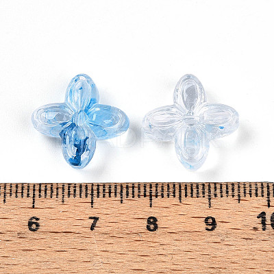 Transparent Acrylic Beads TACR-T028-35J-1