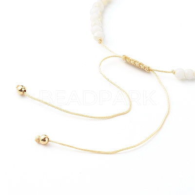 Adjustable Nylon Thread Braided Bead Bracelets Set BJEW-JB06450-1