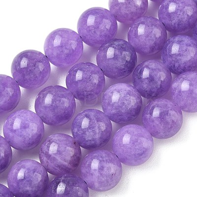 Dyed Natural Malaysia Jade Beads Strands G-G021-01D-01-1