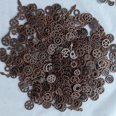 Zinc Alloy  Open Back Bezel Cabochons PALLOY-WH0072-82R-RS-1