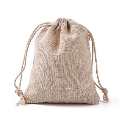 Cotton Packing Pouches Drawstring Bags ABAG-R011-12x15-1