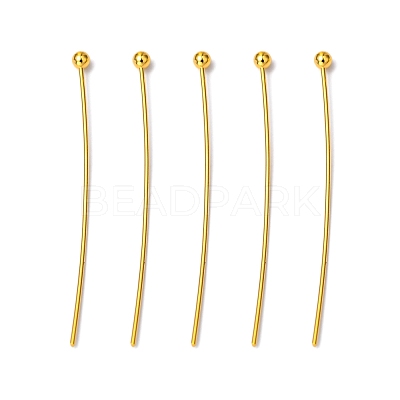 Brass Ball Head Pins KK-R020-07G-1