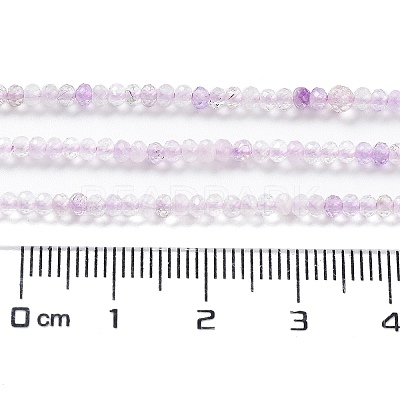 Amethyst Bead, Round, Faceted, 1.8mm, pkg of 15