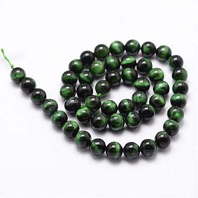 Natural Tiger Eye Bead Strands G-D840-54-10mm-01-1