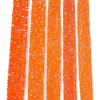 Electroplate Glass Beads Strands LS-EGLA-A044-T2mm-L25-1