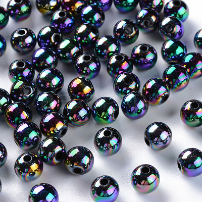 Opaque Acrylic Beads MACR-S370-D8mm-S002-1