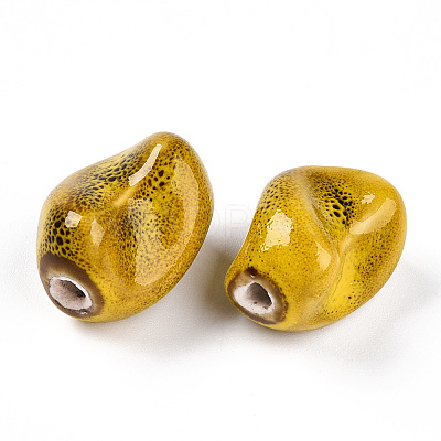 Handmade Porcelain Beads PORC-N008-06M-1