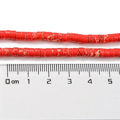 Synthetic Imperial Jasper Dyed Beads Strands G-D077-D01-02I-1
