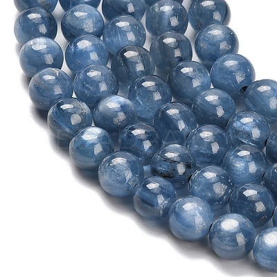 Natural Kyanite Beads Strands G-C259-B01-8mm-02-1