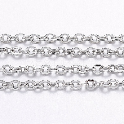 Tarnish Resistant 304 Stainless Steel Cable Chains CHS-H017-01P-20M-1