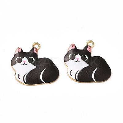 Alloy Enamel Pendants ENAM-M046-11G-A-1