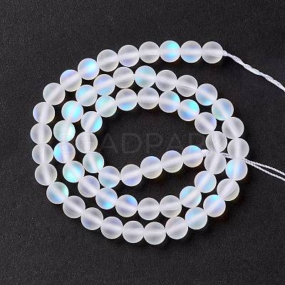 Synthetic Moonstone Beads Strands G-E573-01A-08-1