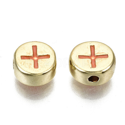 Alloy Enamel Beads X-ENAM-S122-032-RS-1