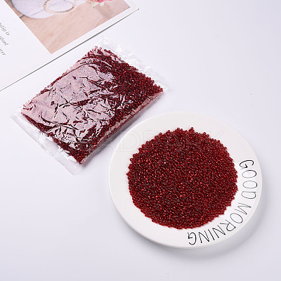 6/0 Glass Seed Beads SEED-A005-4mm-25B-1