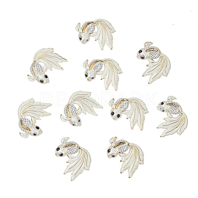 10Pcs UV Printing Acrylic Pendants TACR-YW0003-22A-1