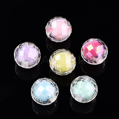 Transparent Acrylic Beads TACR-N011-006B-03-1