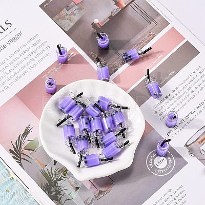 Glass Bottle Pendants X1-CRES-N017-03E-1