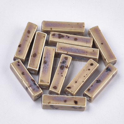 Handmade Porcelain Beads X-PORC-S498-28H-1