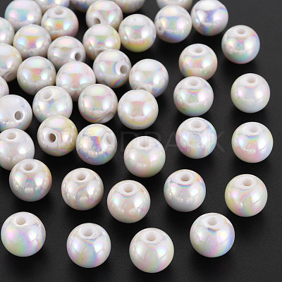 Opaque Acrylic Beads MACR-S370-D12mm-01-1