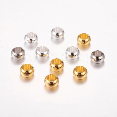 Brass European Beads OPDL-M001-01-1