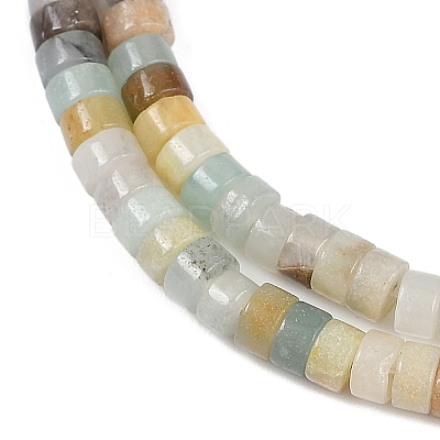 Natural Flower Amazonite Beads Strands LS-G-H230-36-1