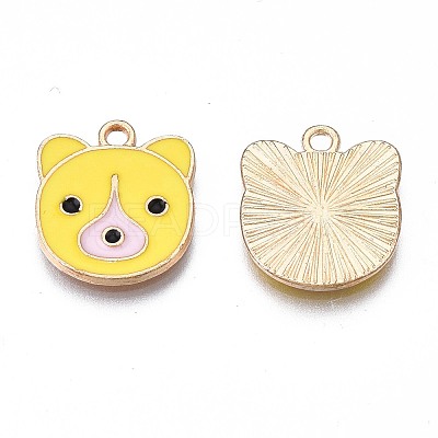 Alloy Enamel Pendants LS-ENAM-N054-75F-1