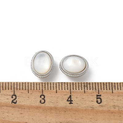 Brass Shell Beads KK-U052-41P-1