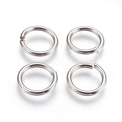 Tarnish Resistant 304 Stainless Steel Saw Cut Open Jump Rings STAS-P212-25P-15-1