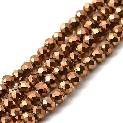 Electroplate Transparent Glass Beads Strands LS-EGLA-A034-T6mm-UA04-1