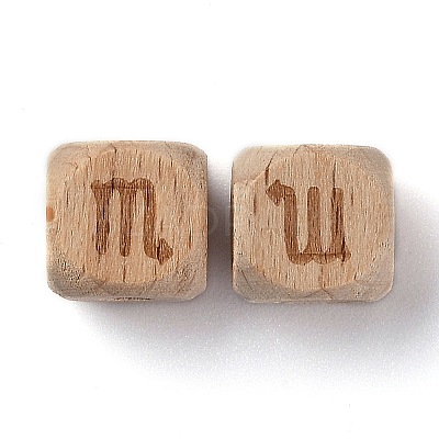 Natural Wood Constellation Beads LS-WOOD-M002-08-1