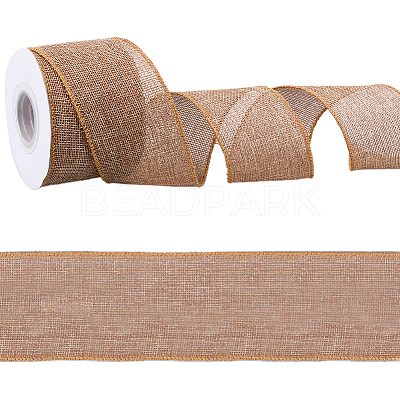 9.1M Burlap Lace Rolls OCOR-WH20048-01M-1