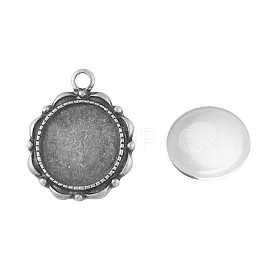 Pendant Making Sets DIY-X0288-20AS-LF-1