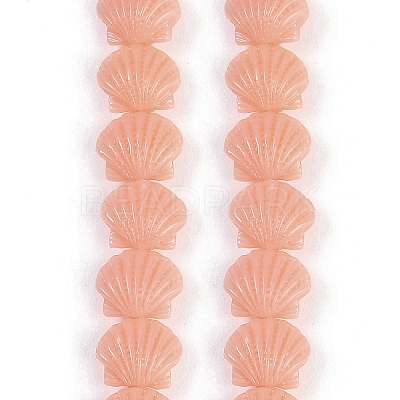 Synthetic Coral Dyed Carved Beads Strands CORA-K009-05A-04-1