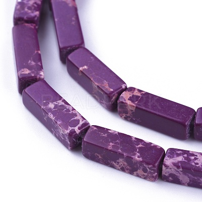 Synthetic Imperial Jasper Beads Strands G-E508-02H-1